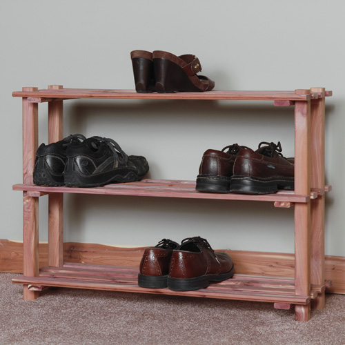 Aromatic Red Cedar 24" Deluxe Shoe Rack
